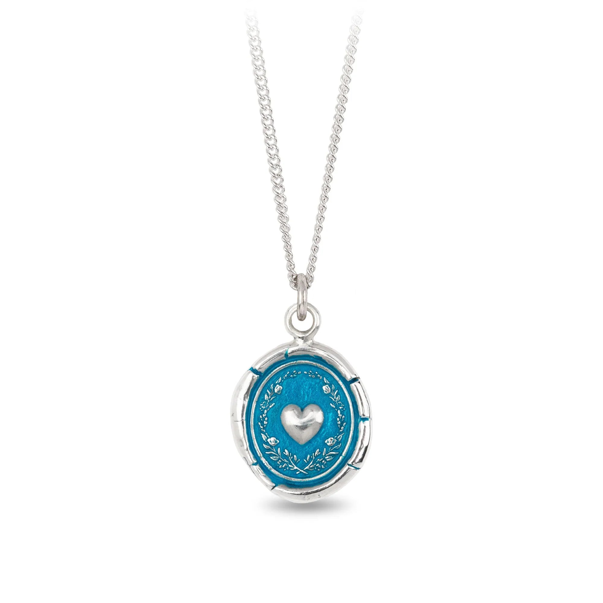 Women’s necklaces with large gemstones-Self-Love Capri Blue True Colors Talisman Necklace