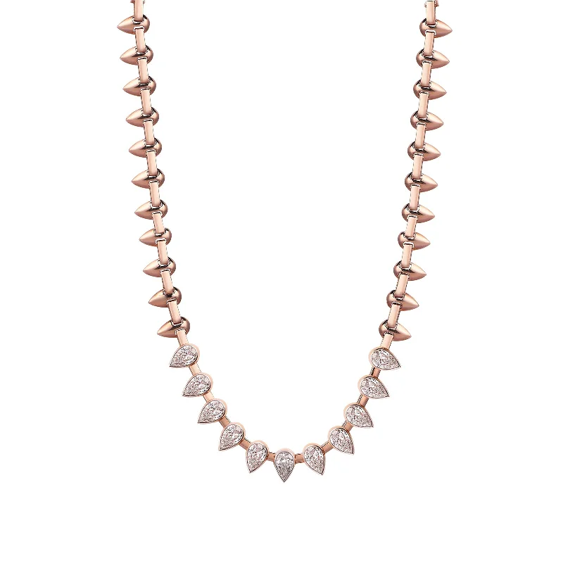 Women’s chunky necklaces-Pear Fangs Necklace