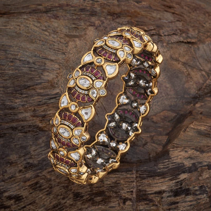 Beautiful bangles with enamel designs-Kundan Bangle 178280