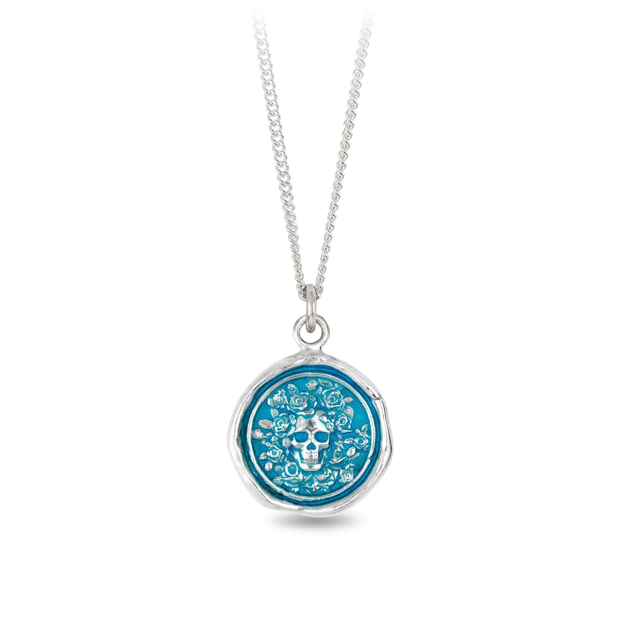 Beautiful necklaces for women with topaz stones-Live Every Moment Capri Blue True Colors Talisman Necklace