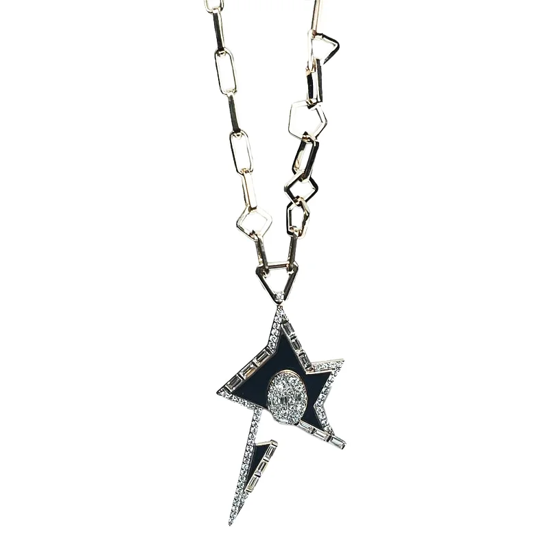 Custom-designed necklaces for women-Fallen Star Necklace