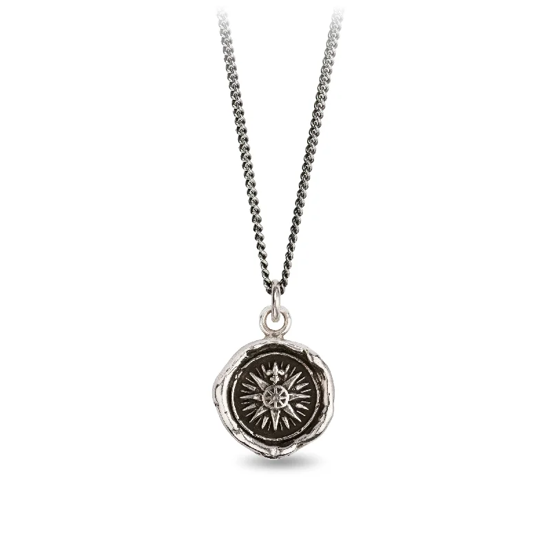 Affordable pearl necklaces for women-Direction Talisman Necklace