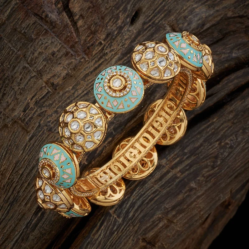 Women’s bangles with geometric shapes-Kundan Bangle 161487