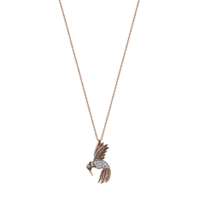 Bohemian necklaces for women with feathers-Robin Necklace