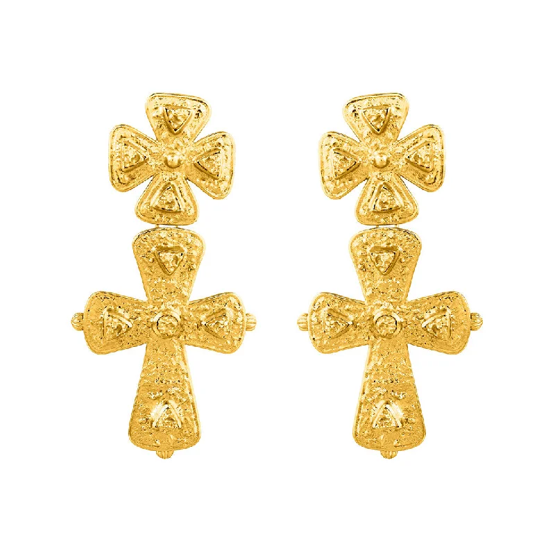 Chic drop earrings for women-Donatella Earrings