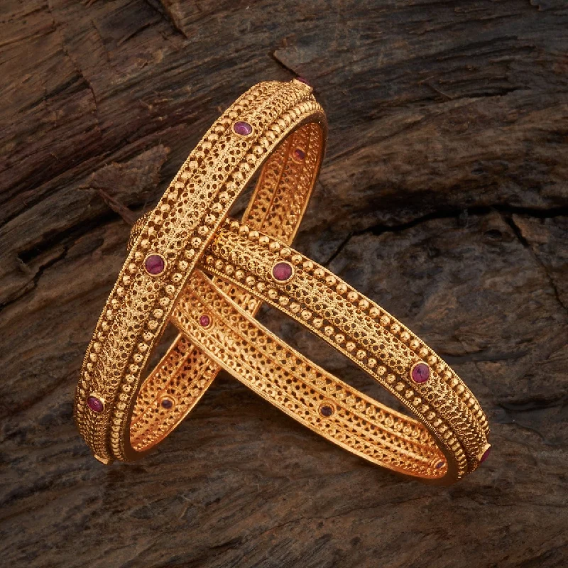 Women’s cuff bracelets with unique designs-Antique Bangle 164066