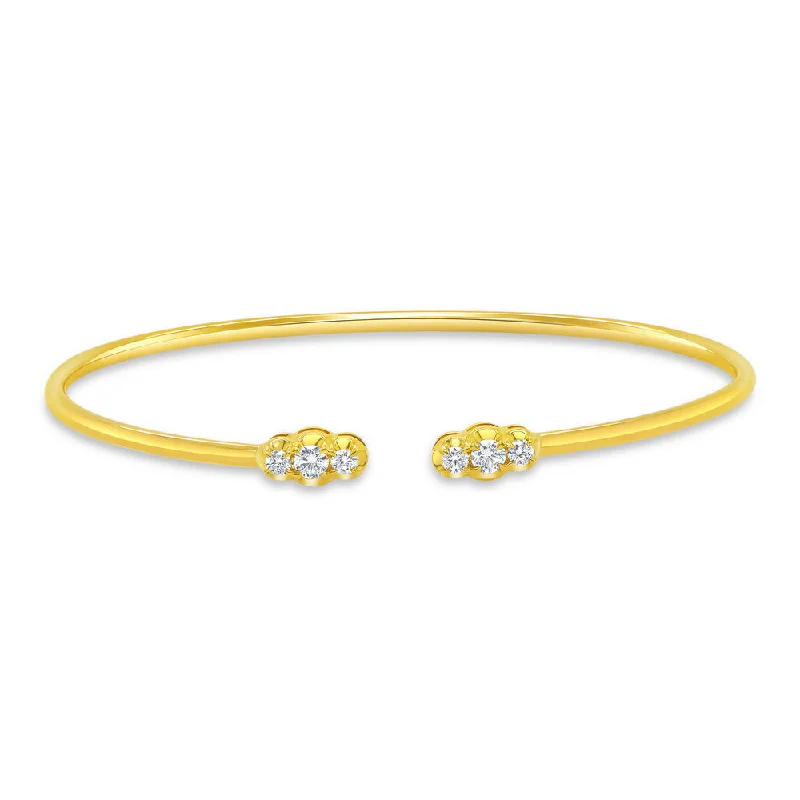 Women’s bangles with pearl details-Uneek Stackable Collection Bangle