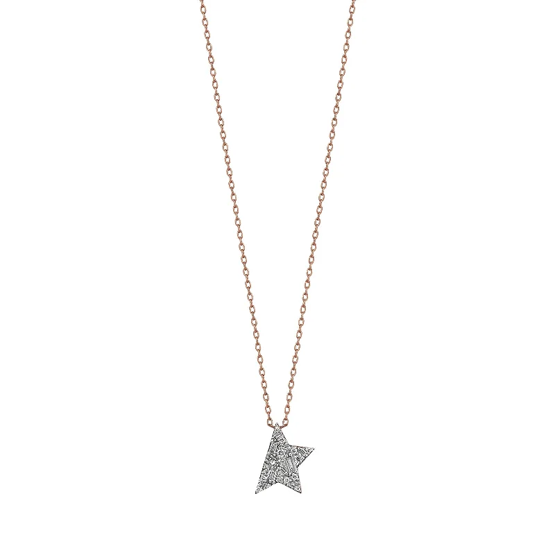 Elegant diamond necklaces for women-Comet Necklace