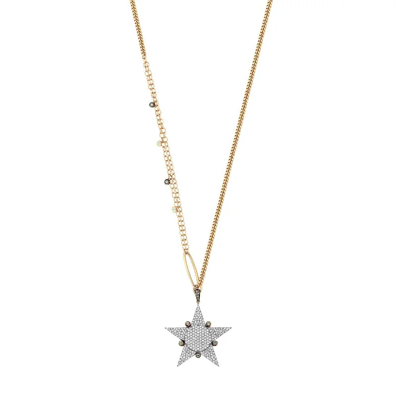 Women’s layered necklaces-Maxi Eclectic Star Necklace