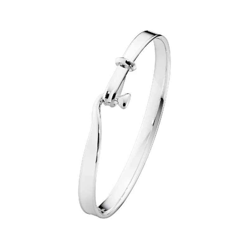 Women’s bangles with geometric shapes-Torun Silver Bangle