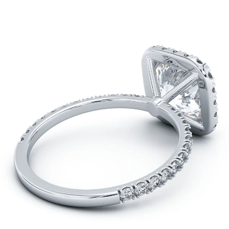 Customizable engagement rings for women-Certified 2 Carat F Color Vs2 In Clarity Engagement Ring