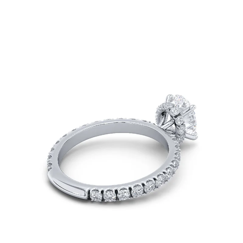 Elegant engagement rings for women-Certified 1-Carat Engagement Ring, F Vs2