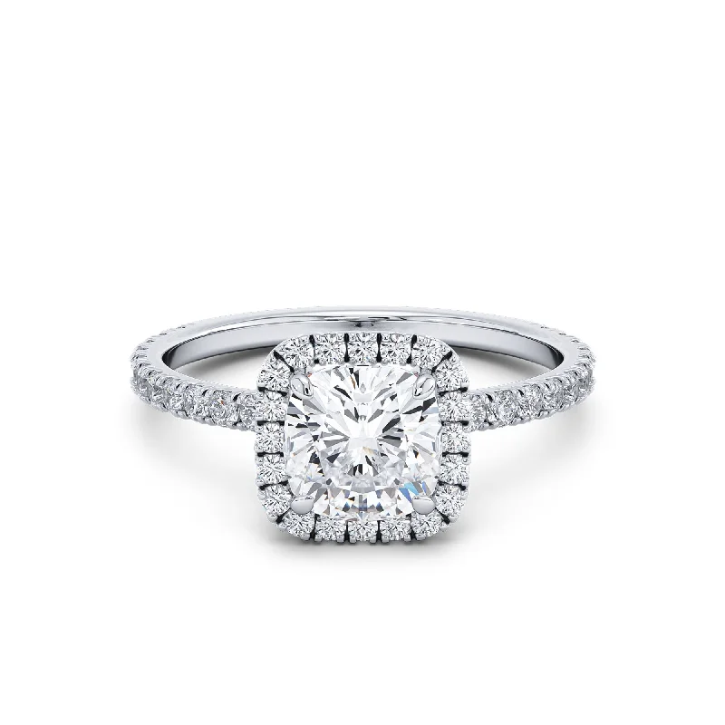 Custom designed engagement rings-Certified 1-Carat Engagement Ring, F Vs2