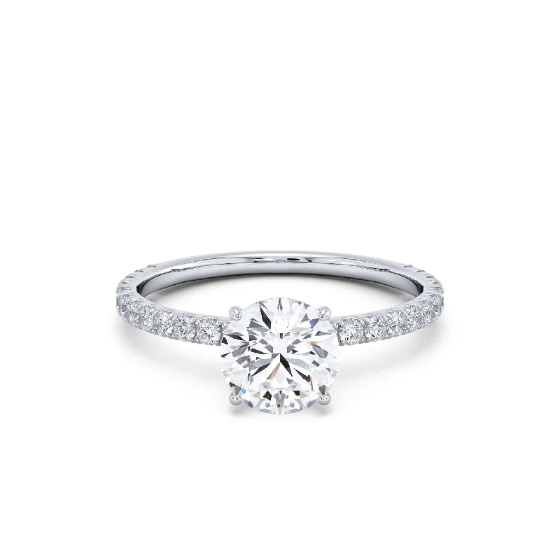 Simple and elegant engagement rings-Certified 1-Carat Engagement Ring, F Vs2