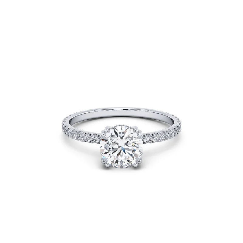 Affordable engagement rings with diamonds-Certified 1-Carat Engagement Ring, F Vs2