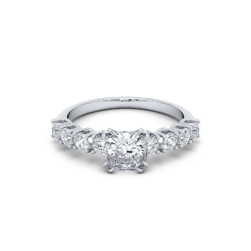 Minimalist engagement rings for women-Certified 1-Carat Engagement Ring, F Vs2