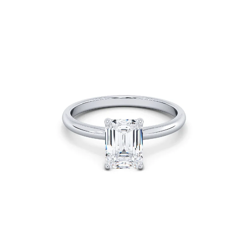 Engagement rings with marquise cut diamonds-Certified 1-Carat Engagement Ring, F Vs2