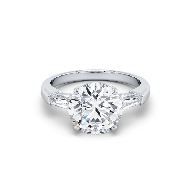 Affordable diamond engagement rings-3 Carat F Color Vs2 Certified Engagement Ring