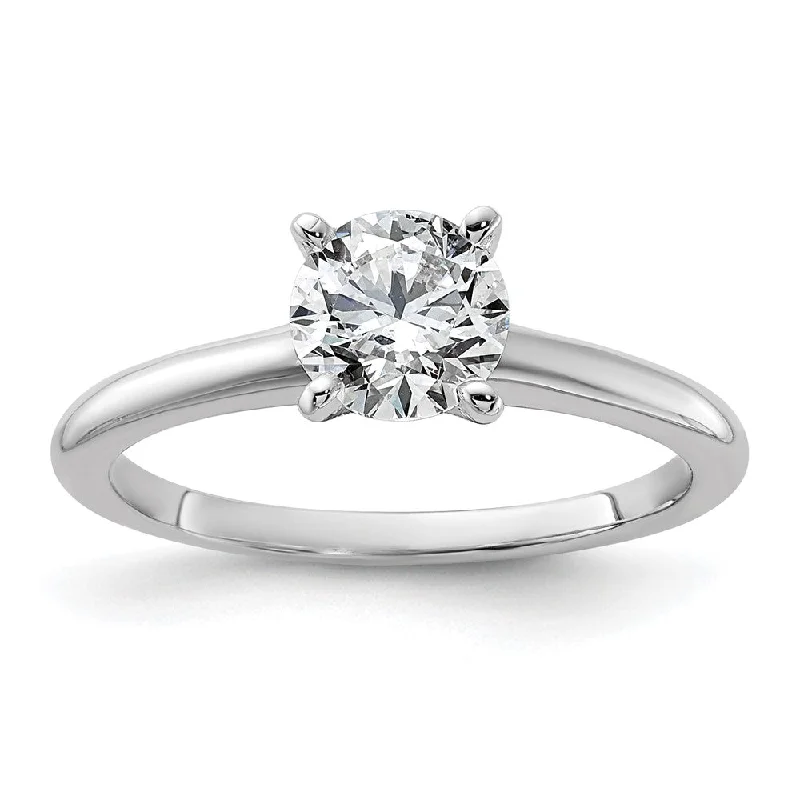 Engagement rings with marquise cut diamonds-14k Gold Lab Grown Diamond Engagement Ring 1Ct Clarity- VS Color- G-H