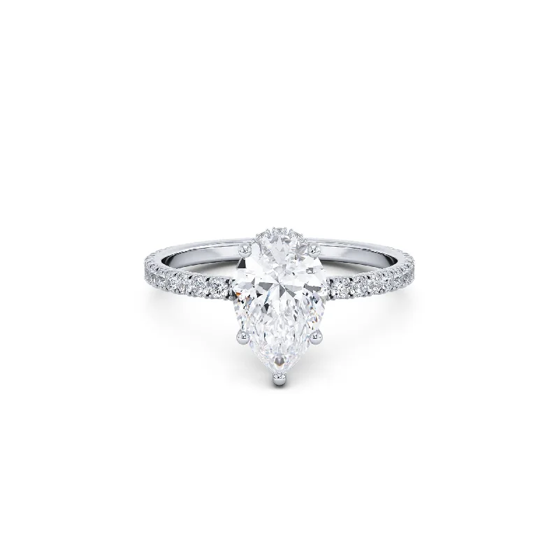 Unique vintage-style engagement rings-Certified 1-Carat Engagement Ring, F Vs2