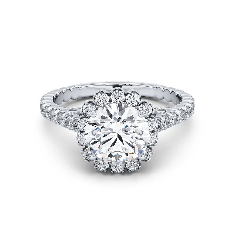 Women’s engagement rings with lab-grown diamonds-1.50 Carat F Color Vs2 Certified Engagement Ring