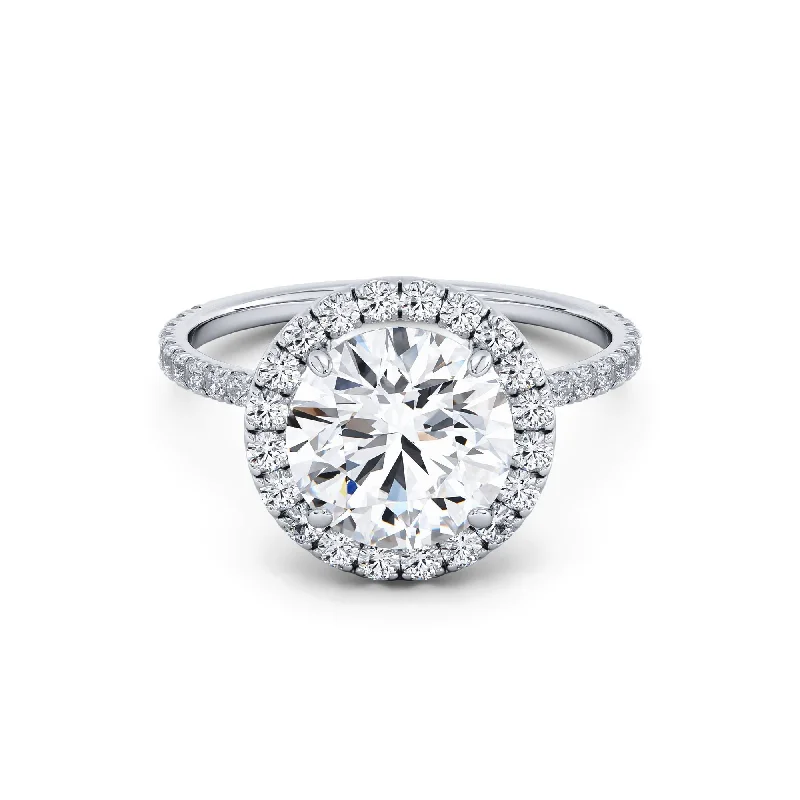 Engagement rings with contrasting stones-Certified 2 Carat F Color Vs2 In Clarity Engagement Ring