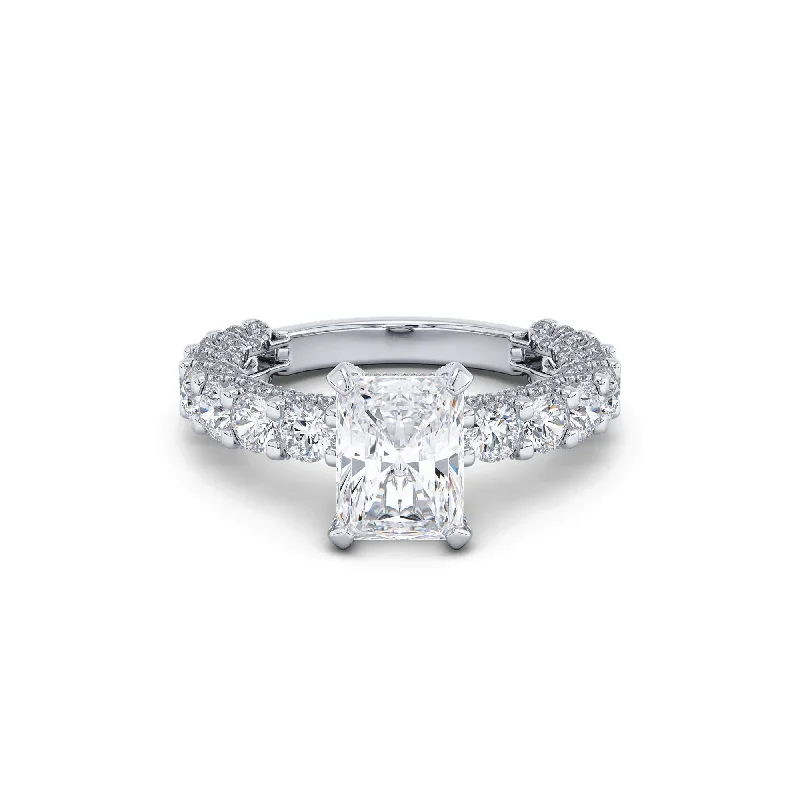 Stunning emerald-cut engagement rings-Certified 2 Carat F Color Vs2 In Clarity Engagement Ring