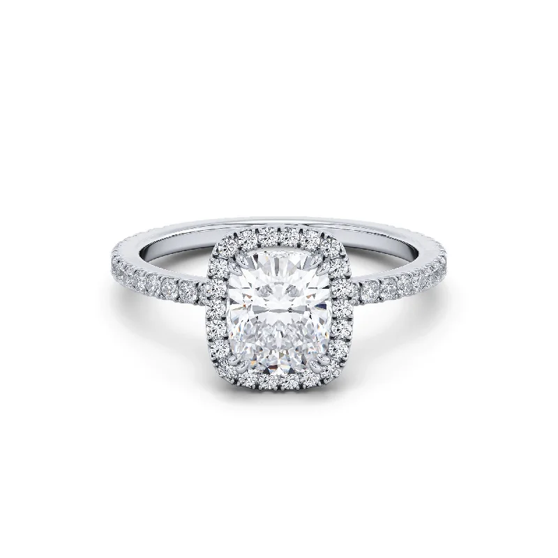 Engagement rings with heart-shaped diamonds-Certified 2 Carat F Color Vs2 In Clarity Engagement Ring