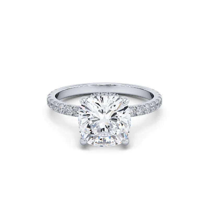 Elegant wedding and engagement ring sets-3 Carat F Color Vs2 Certified Engagement Ring