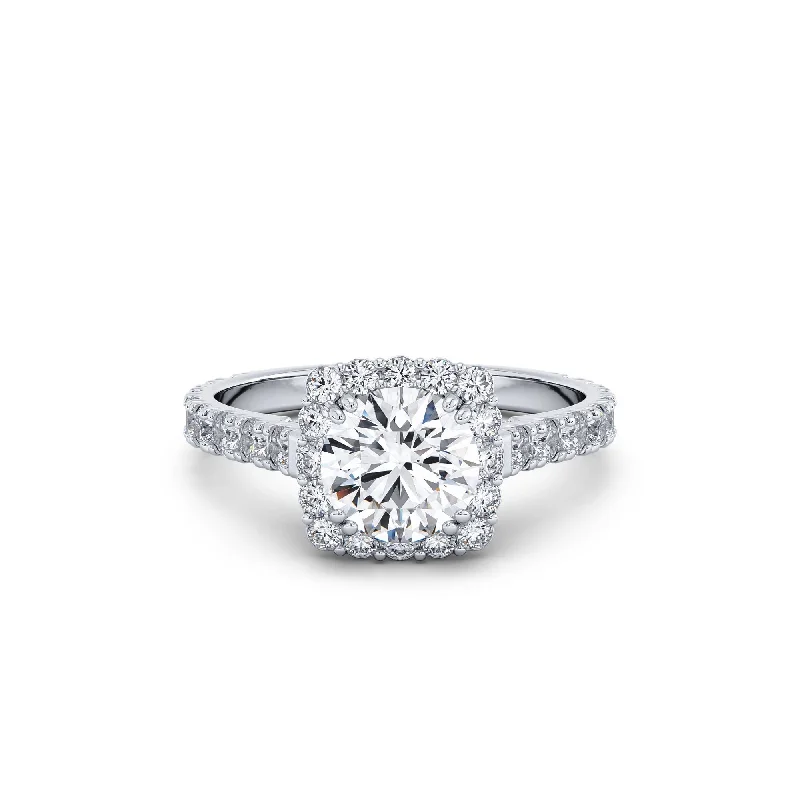 Vintage engagement rings with filigree-Certified 1-Carat Engagement Ring, F Vs2