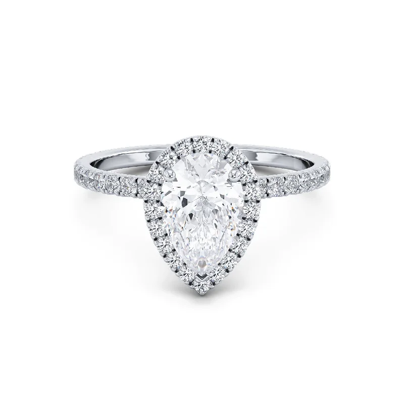 Women’s engagement rings with diamonds-Certified 1-Carat Engagement Ring, F Vs2