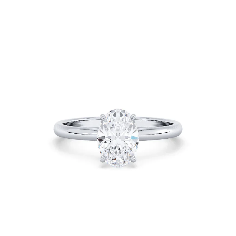 Elegant halo engagement rings for women-Certified 2 Carat F Color Vs2 In Clarity Engagement Ring