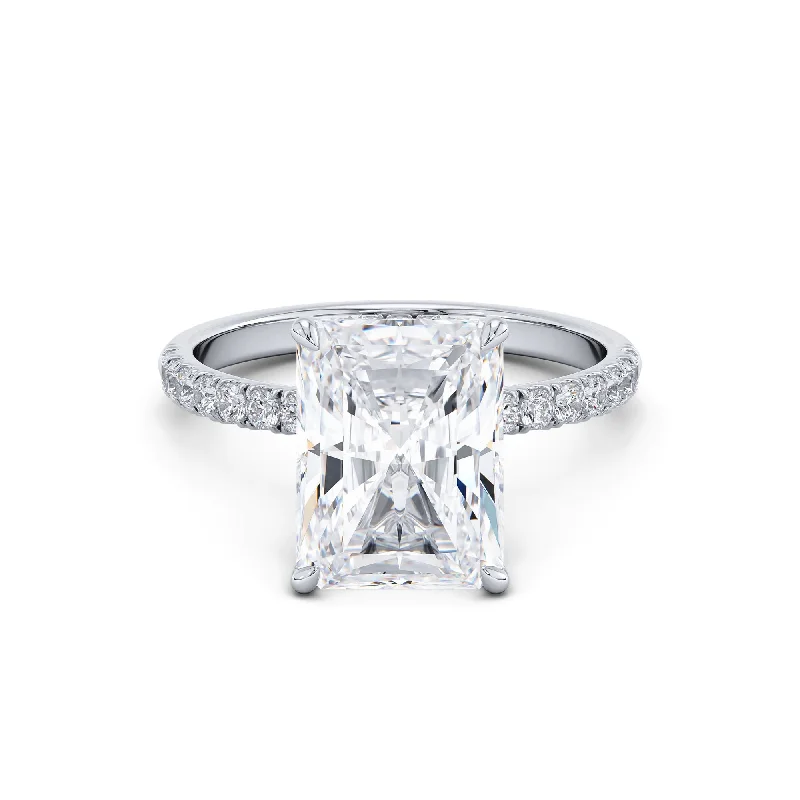 Custom engagement rings for women-4.00 Carat Certified Engagement Ring F Color Vs2 In Clarity