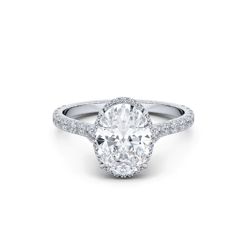 Classic engagement rings with diamonds-Certified 2 Carat F Color Vs2 In Clarity Engagement Ring