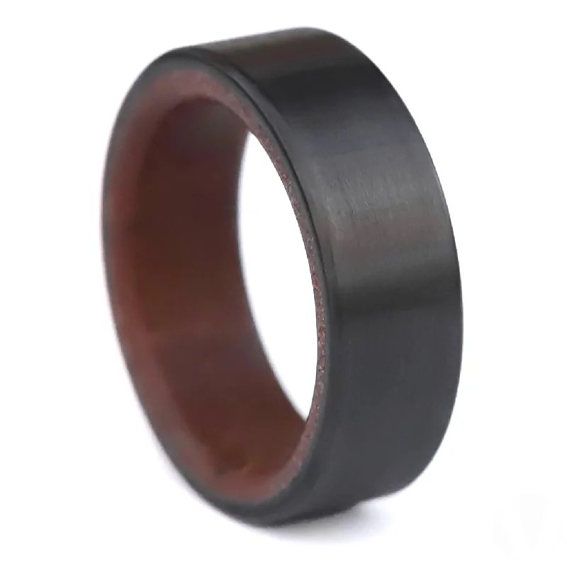 Personalized rings for women with diamonds-Moab Sand & Carbon Fiber Men's Wedding Band